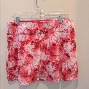 Tie-Dye Pink Tennis Skirt